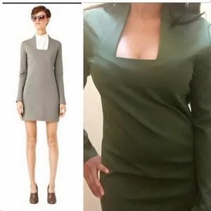 Kate Spade Saturday Green Squareneck Dress Small